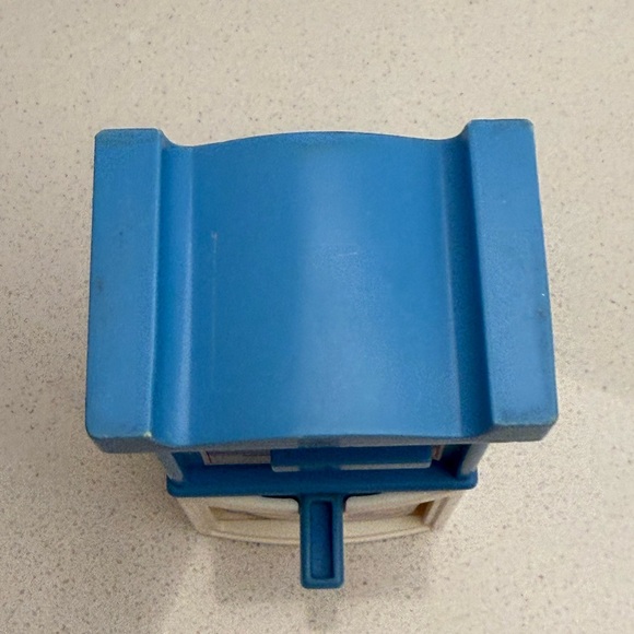 Vintage Fisher-Price Loving Family Dollhouse Blue TV Television - Picture 14 of 16